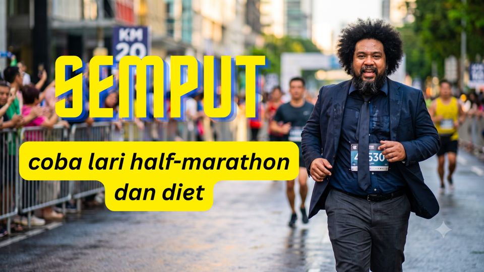 Semput coba lari half-marathon dan diet